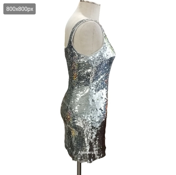 Vintags Y2K sequins mini , club 2,000 parties mindless size xs - Picture 4 of 6